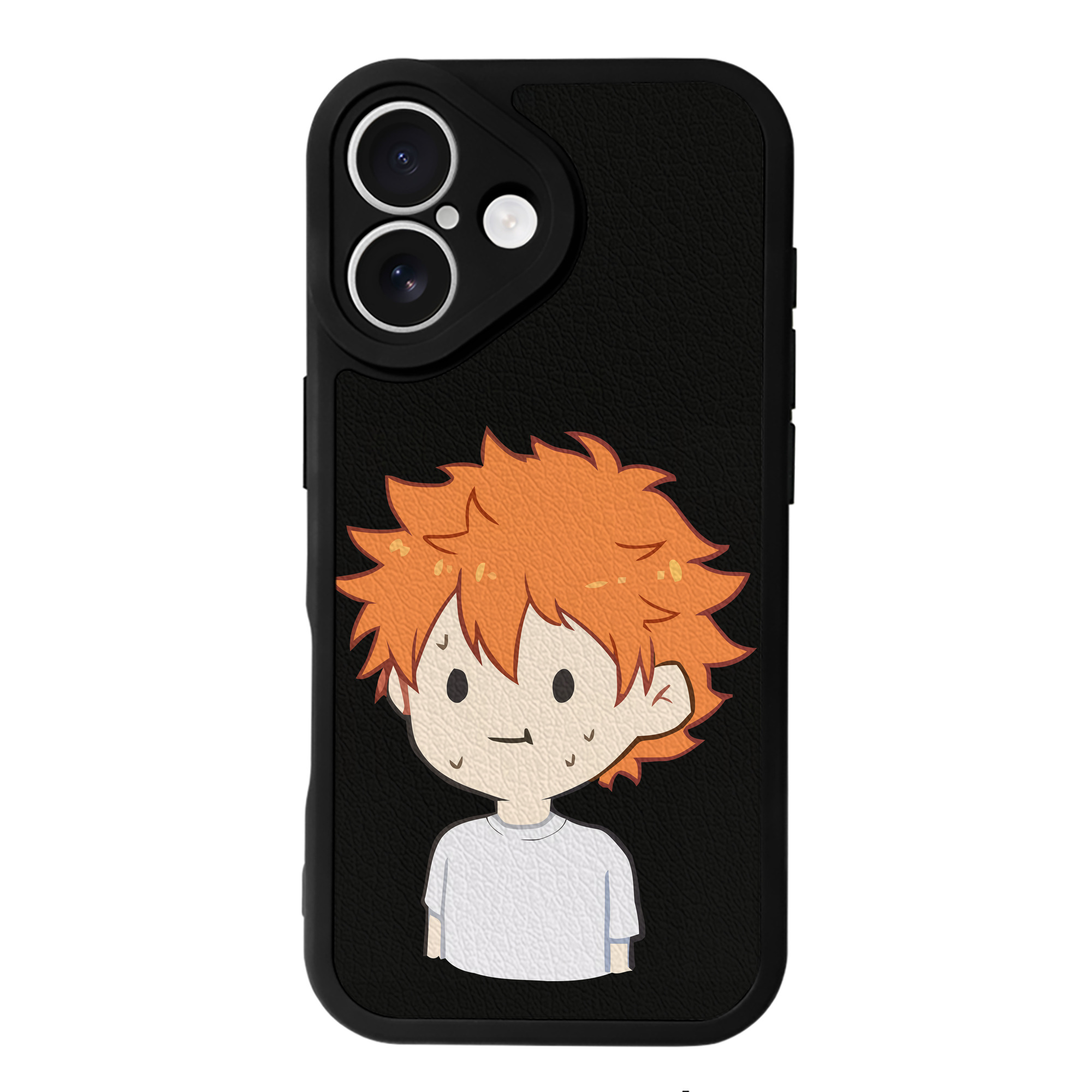 （画像用） ハイキュー!! Haikyu!! 【iPhone 16シリーズ対応】シリコンスマホケース（レザー調） 材質：シリコン